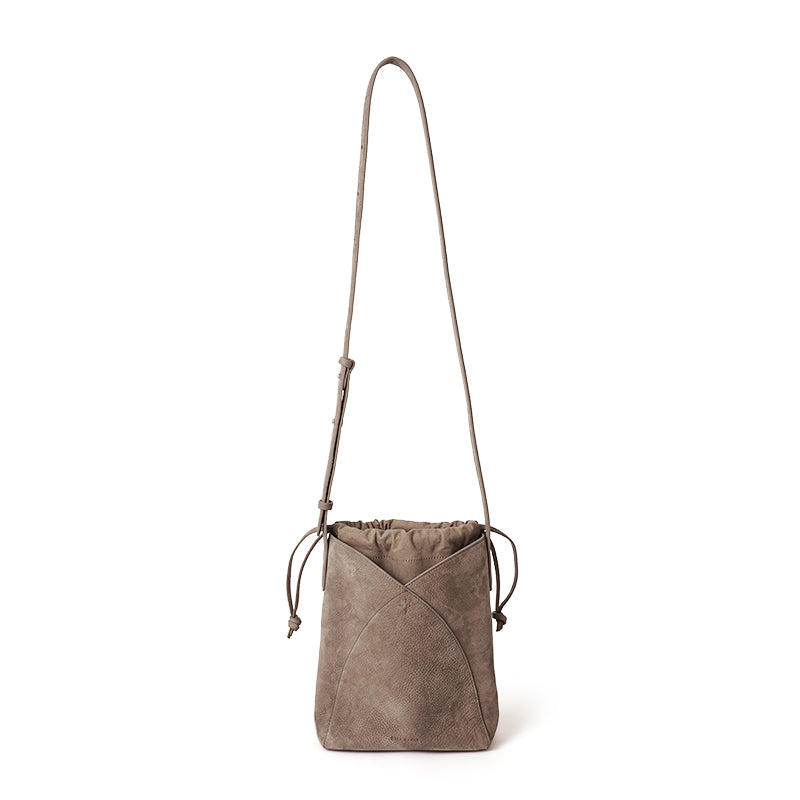 Nubuck Petal Pmall Crossbody Bag