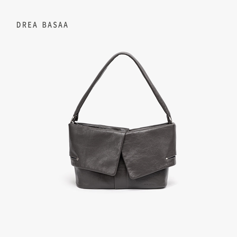 Lapel Series Large Bag（Charcoal grey  ）