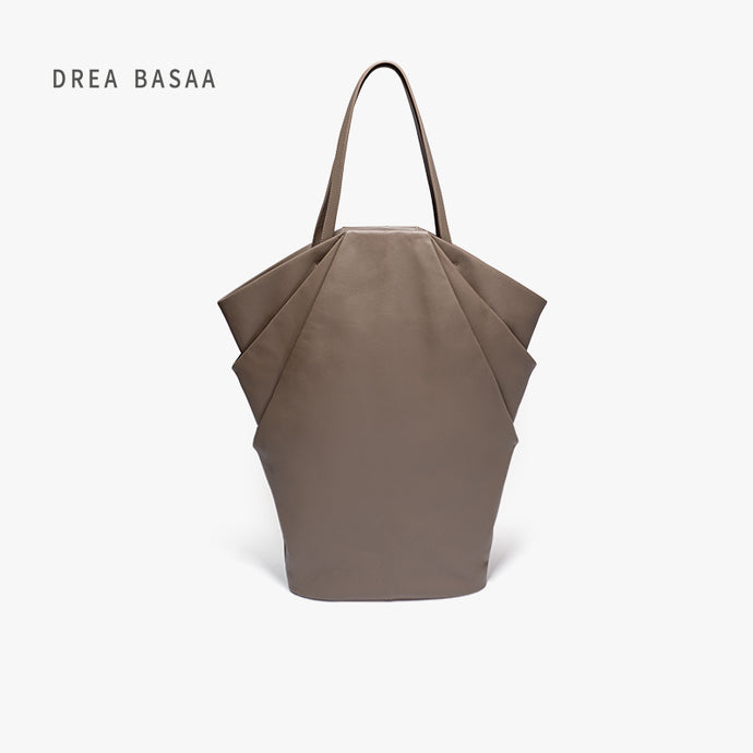 Rome Series Vertical Tote(Taupe)