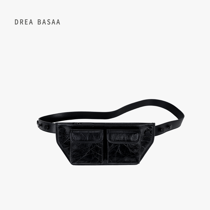 SQUARE² Series Chest Bag(Black)