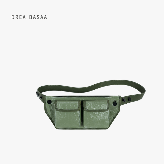 SQUARE² Series Chest Bag(Pea Green)