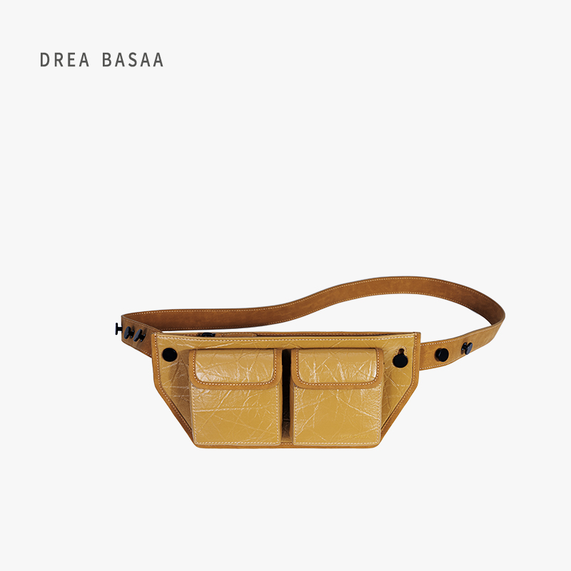 SQUARE² Series Chest Bag(Ginger Yellow)